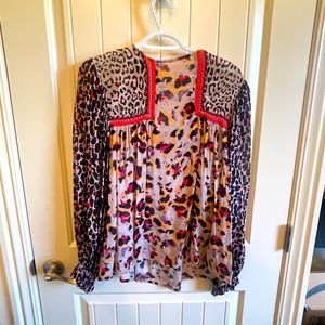 Anthro Favorite LS blouse